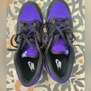 Nike Dunk Low size 13 men’s Purple and Black Low-Top Sneakers